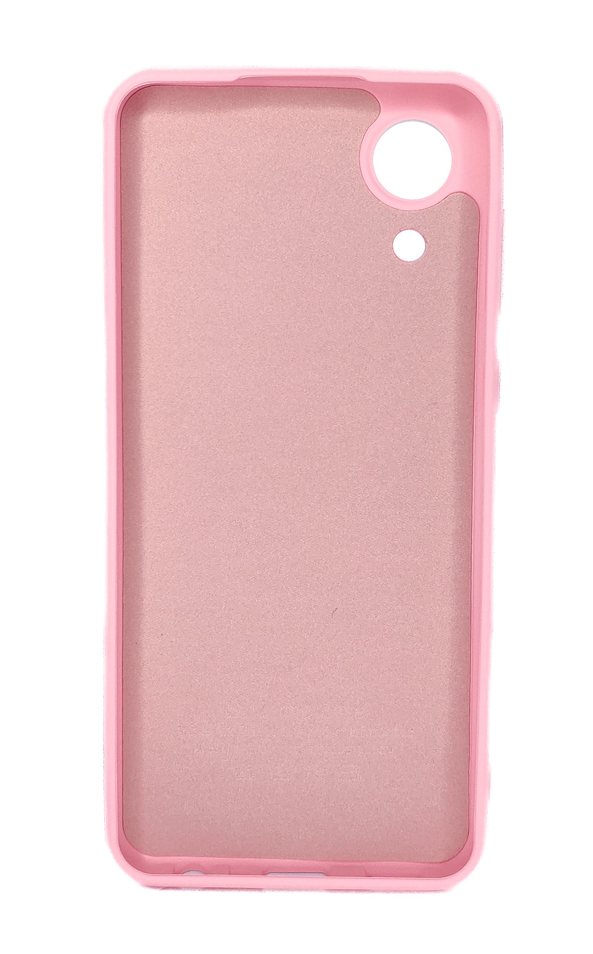 Protectores para celular  para Samsung  A03 Core Funda de silicona con felpa Rosa